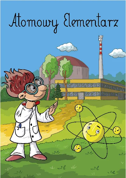 Okładka: Atomowy Elementarz – kolorowanka